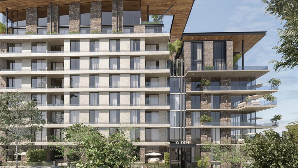 شقه غرفتين بحري 125 متر في نيست في التجمع