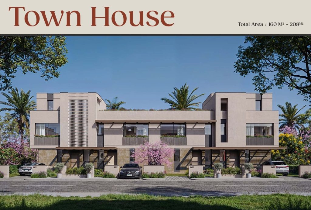 تاون هاوس 160 متر في نيو زايد من مباني ادريس