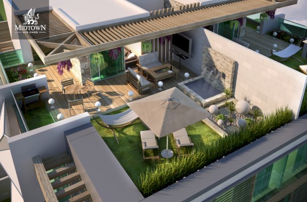 تاون هاوس 4 غرف في القاهره الجديدة ميد تاون