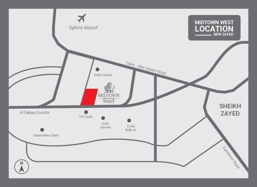 تاون هاوس 305 متر في ميد تاون زايد الجديدة