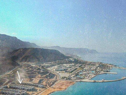 شاليه للبيع سي فيو مساحة 95متر في العين السخنة