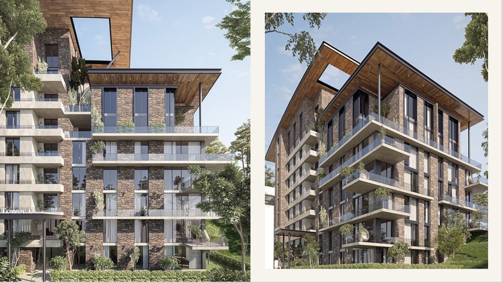 سكاي فيلا 285 متر 4 غرف في كموند نيست