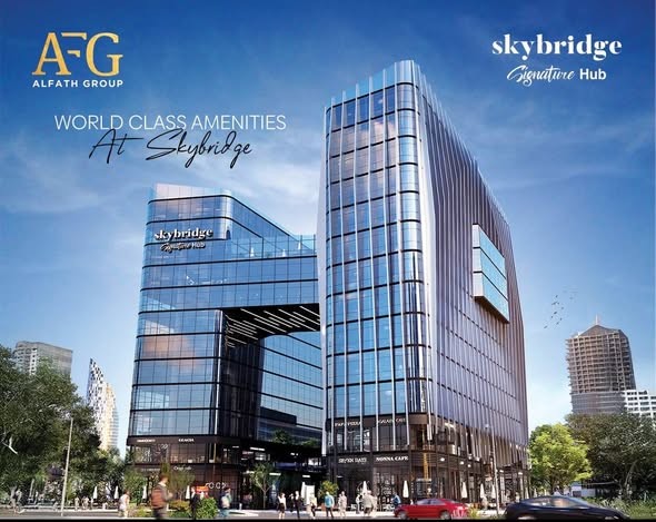 مكتب اداري36متر للبيع في سكاي بريدج العاصمه