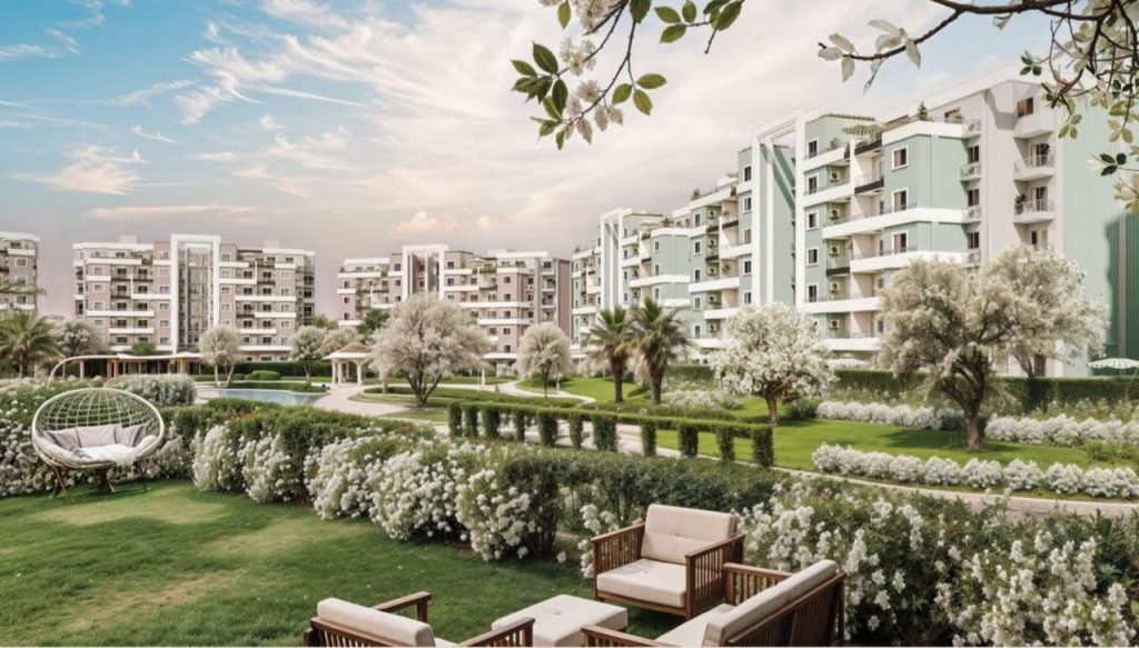 شقه139متر في كمبوند روك وايت هليوبلس