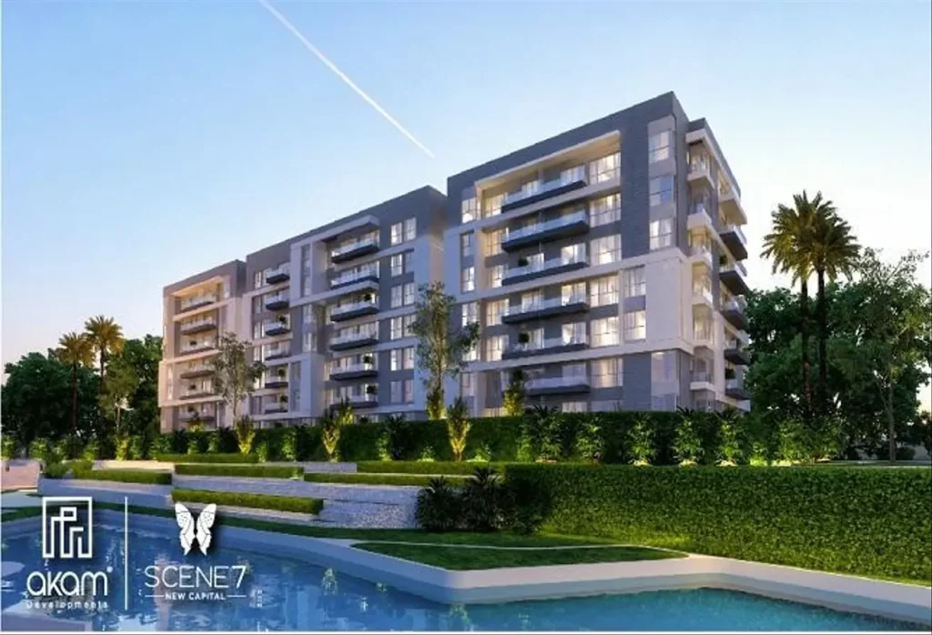 شقه124متر للبيع في سيين 7 العاصمه الاداريه