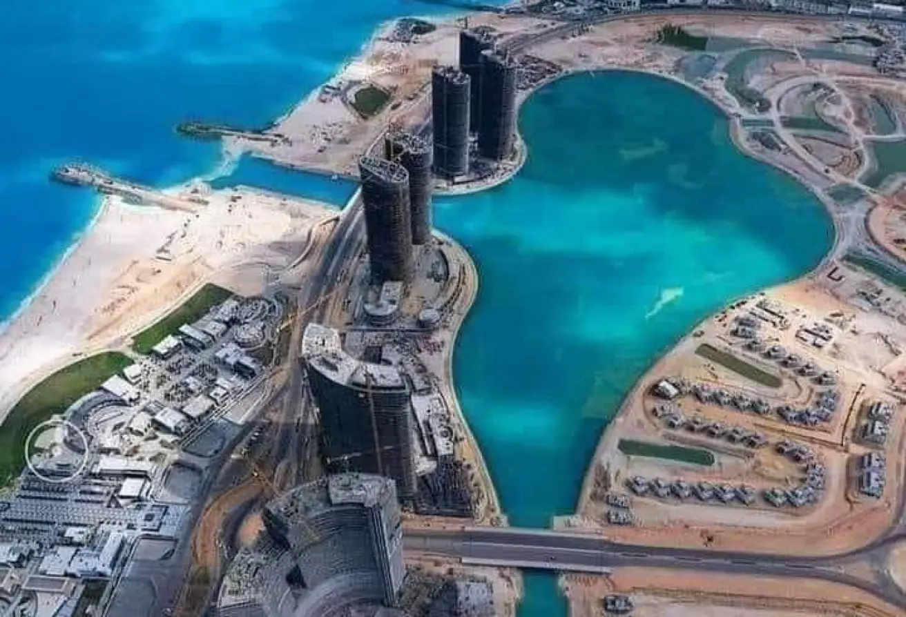 شقه 163 متر في داون تاون العالمين الجديدة