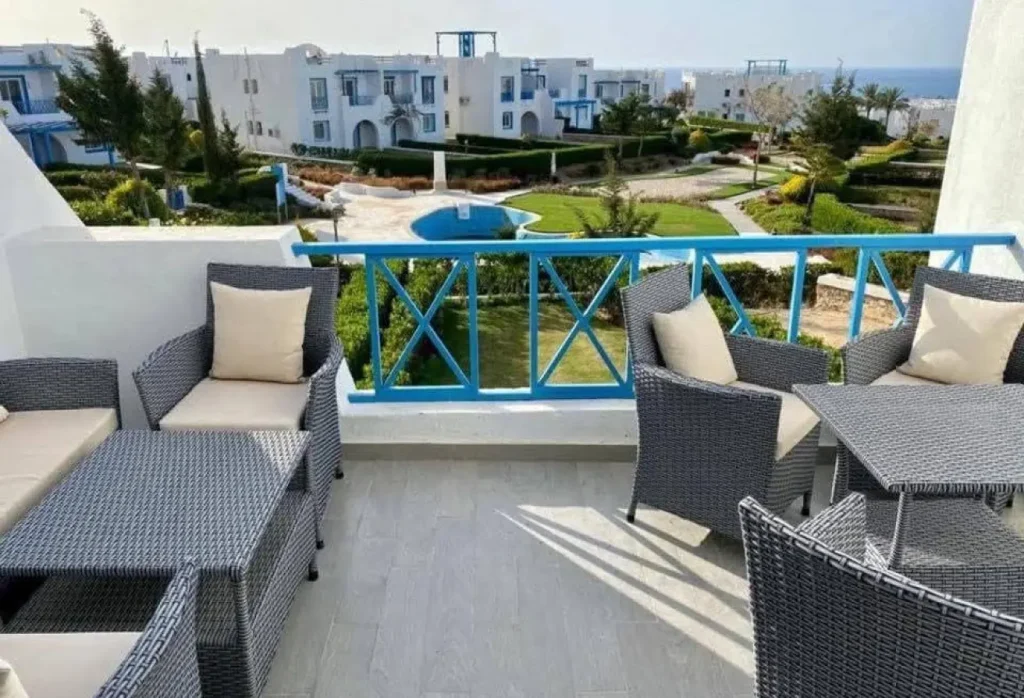 شاليه 3 غرف بحديقه خاصه في بلاج مونتن فيو