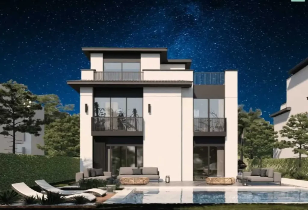 فيلا منفصله 190 متر بحديقه خاصه 190 متر في مدينة المستقبل