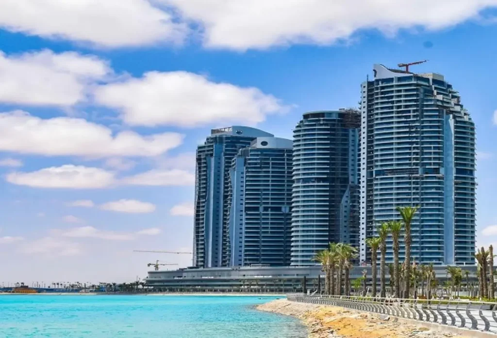 شقه 4 غرف فيو بانورامي في ابراج العالمين