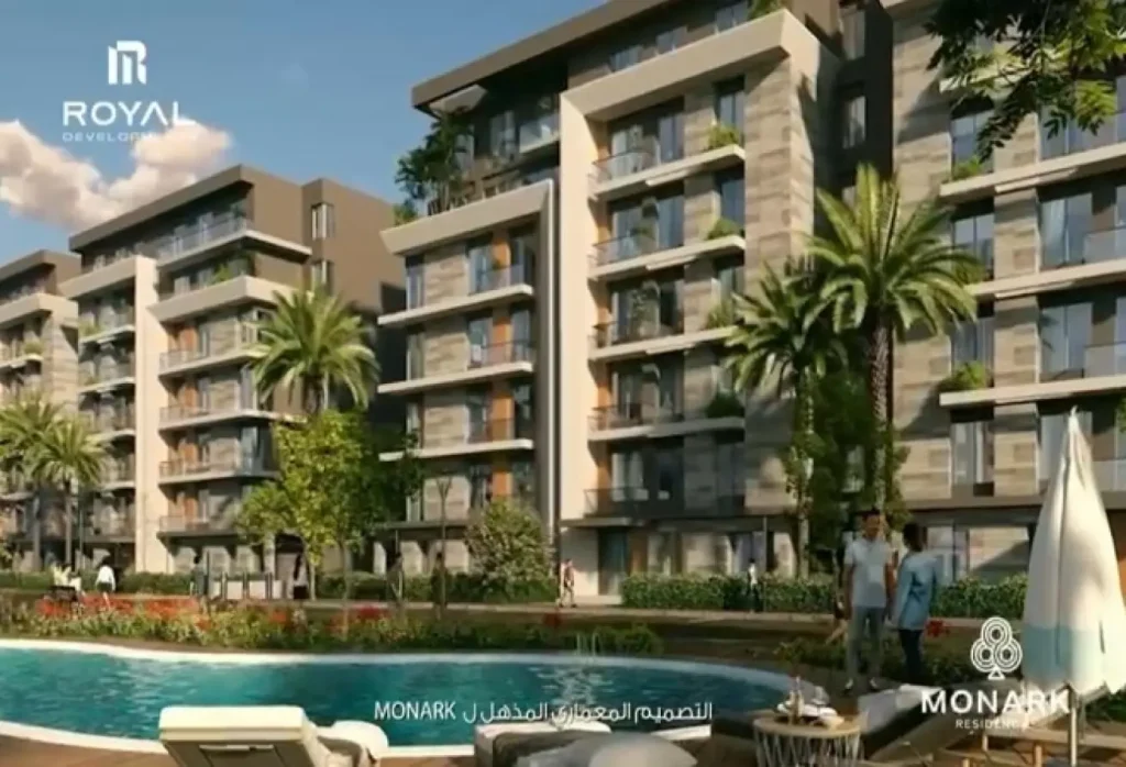 شقه 3 غرف 195 متر في كموند مونارك المستقبل