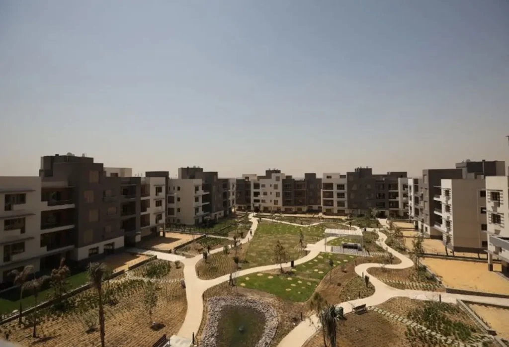 شقه غرفتين بحديقه خاصه في مراكز التجمع الخامس