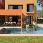 شاليه ارضي110متر للبيع في سوان ليك الجونه