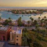 شاليه ارضي110متر للبيع في سوان ليك الجونه