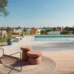 شاليه ارضي110متر للبيع في سوان ليك الجونه