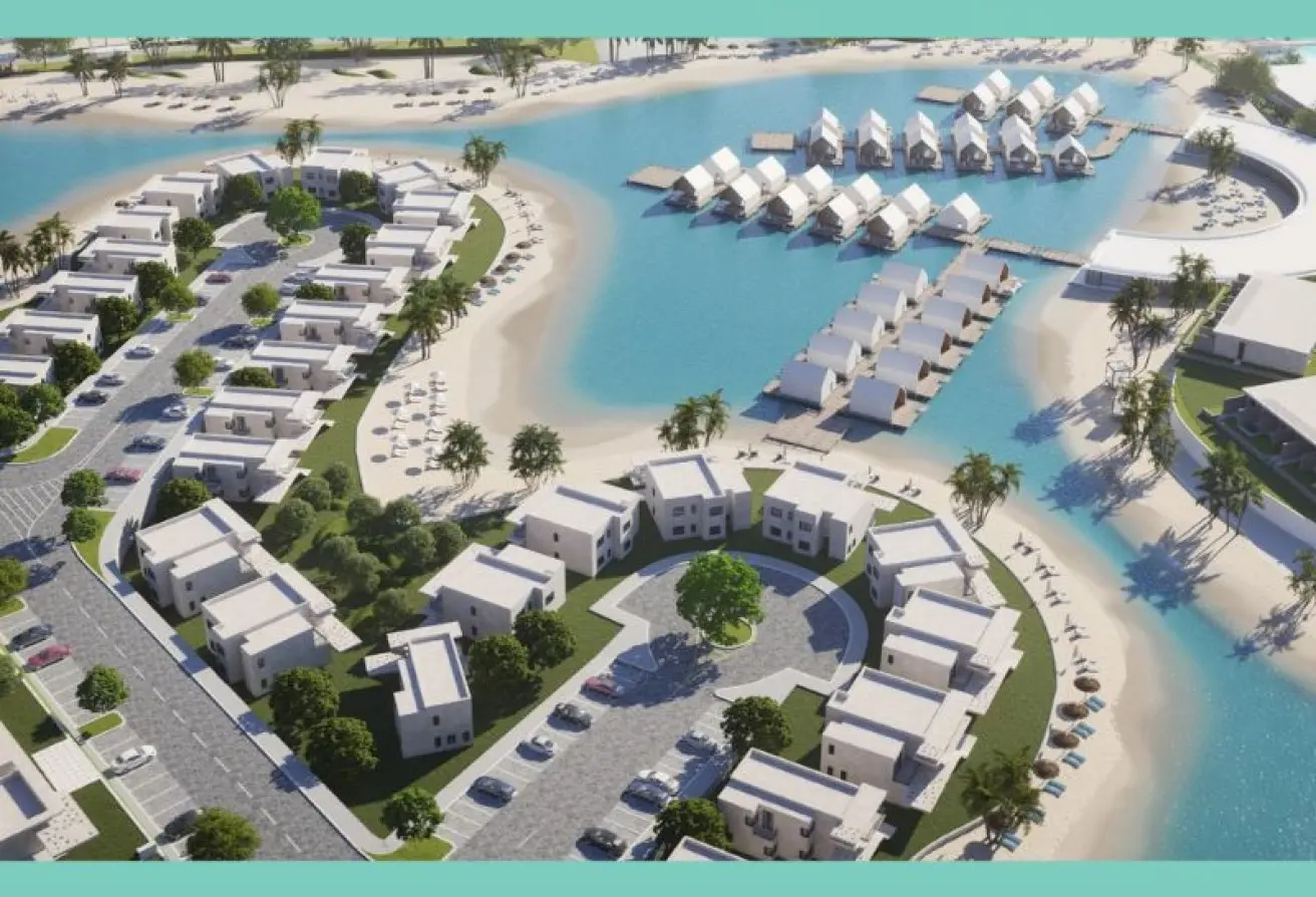 شاليه 3 غرف بحديقه واسعه في سولت تطوير مصر