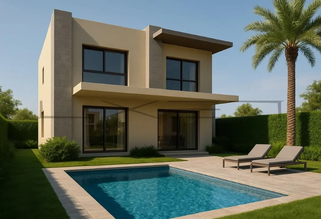 فيلا ستاند الون 5 غرف في حسن علام التجمع