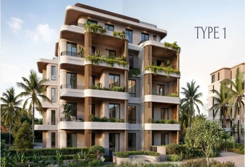 شقه غرفتين بحري في كريسنت ووك التجمع السادس