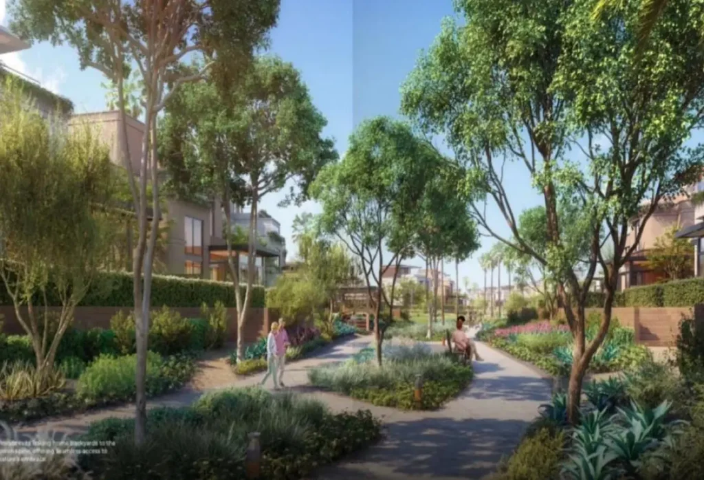 شقه غرفتين مع جاردن في مراكز التجمع السادس