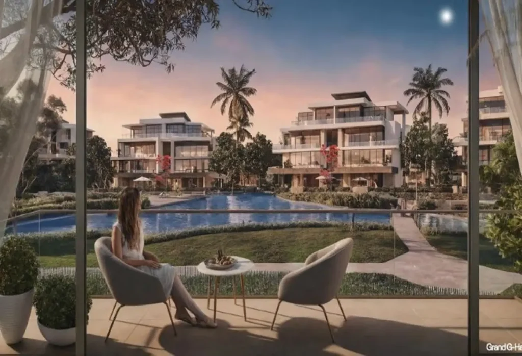 شقه 3 غرف بحديقه خاصه في جلين التجمع السادس