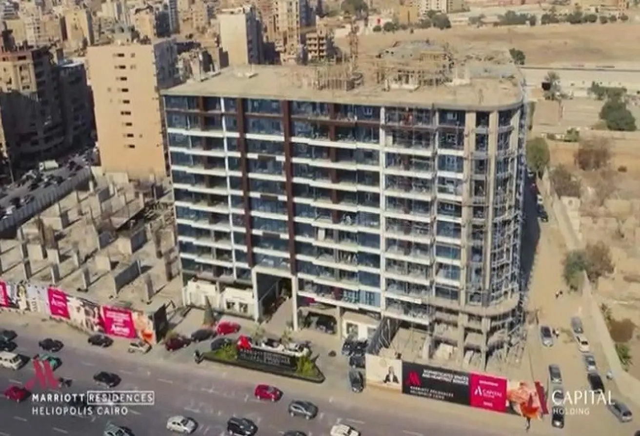 شقه فندقيه 64 متر في ماريوت ريسيدنس مصر الجديدة