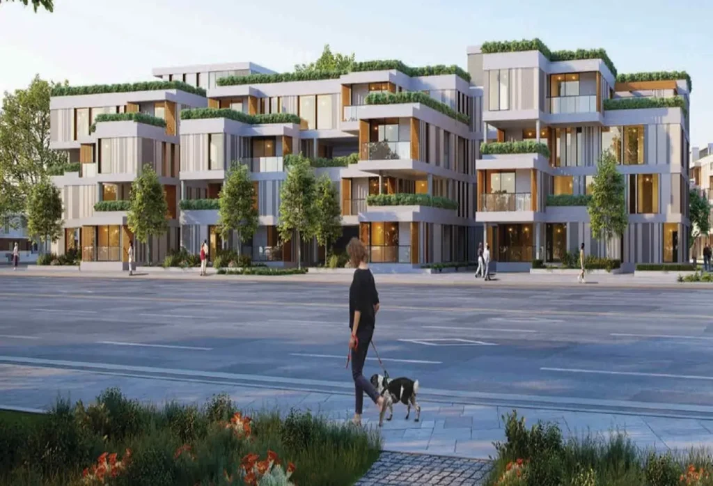 شقه159متر للبيع في كمبوند فاي الشيخ زايد الجديده