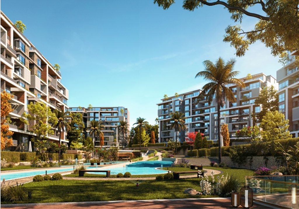 شقه غرفتين 105 متر في نجم التجمع السادس