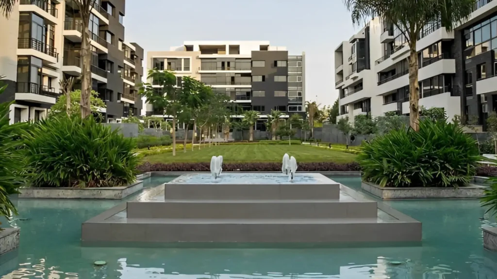 شقه171متر للبيع في مشروع واتر واي التجمع