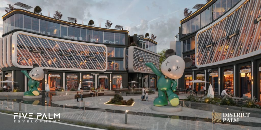 مكتب اداري 9متر في ديستريكت بالم