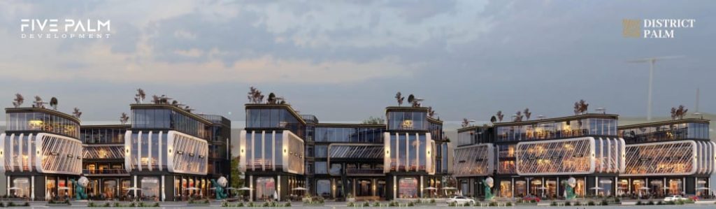 صيدليه55 متر للبيع في ديستريكت بالم العاصمه