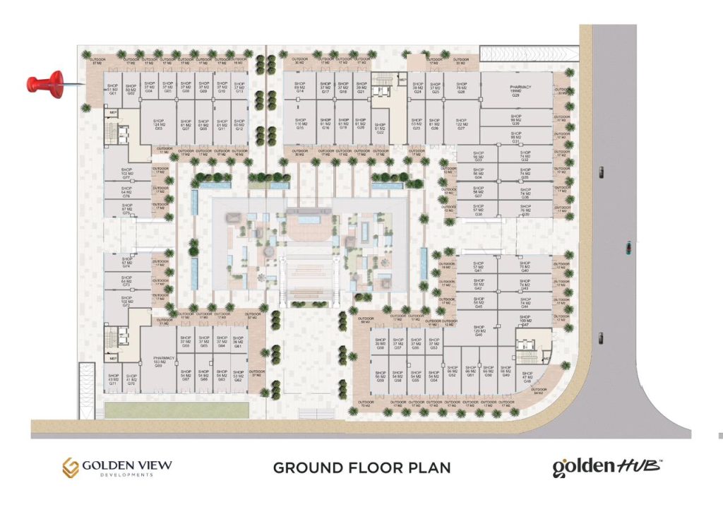 عياده112متر للبيع في جولدن هاب التجمع