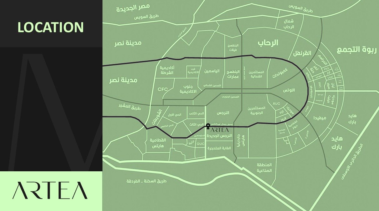 محل42متر للبيع في ارتيا مول التجمع الخامس