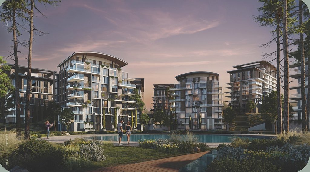 شقه 210 متر في التجمع الخامس كمبوند نيست