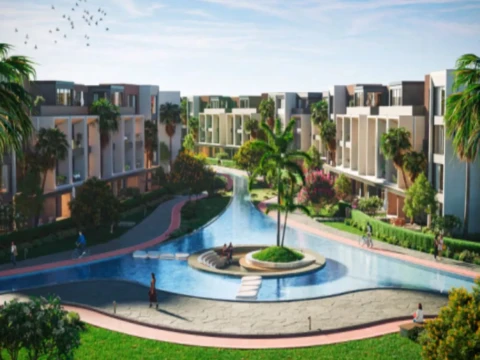 شقة 119م متشطبة بالكامل في PX Palm Hills الشيخ زايد