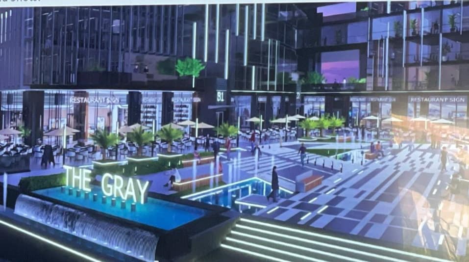 مكتب80متر للبيع في ذا جرايالتجمع الخامس